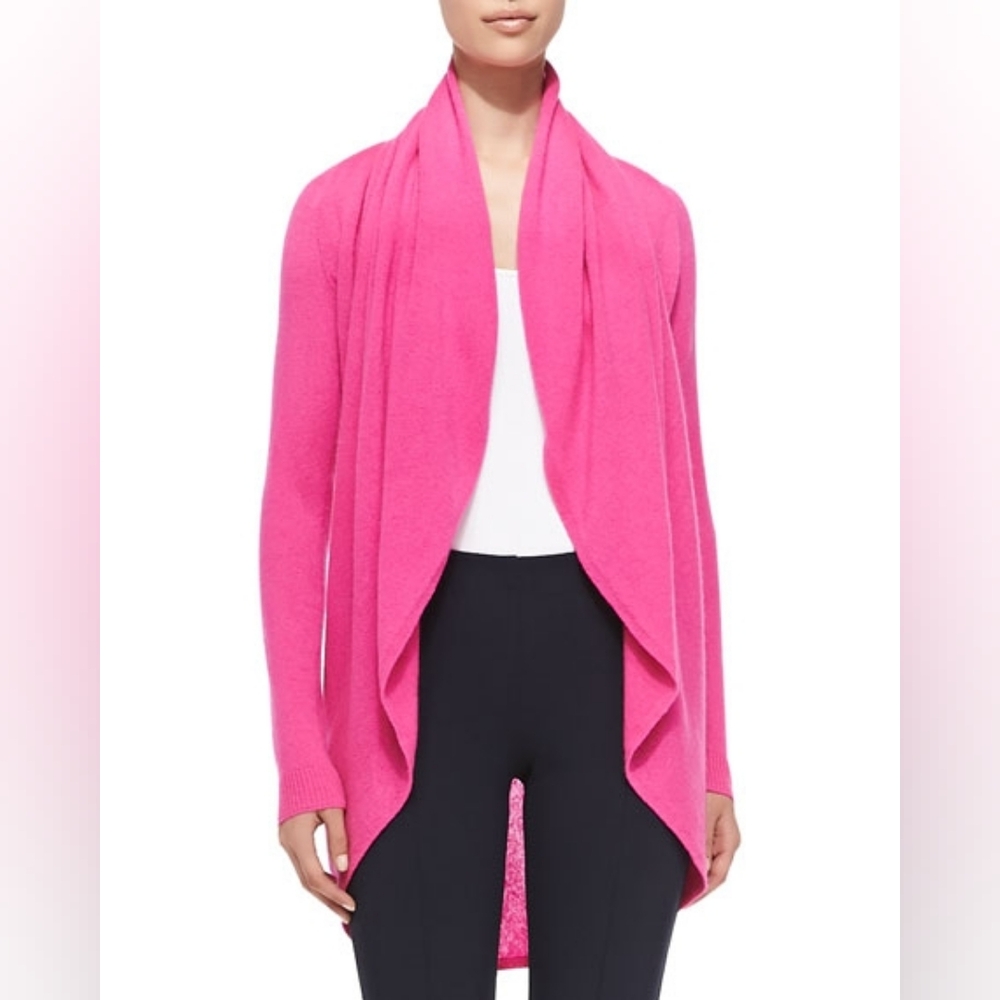 Lilly Pulitzer 100% Cashmere Cardigan in Hot Pink Size XL